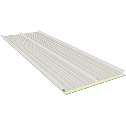 G3 140 mm, roofing sandwich panels RAL 9002
