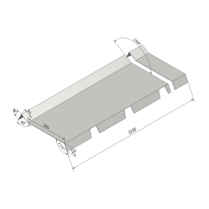 OBD 013 - Profil kalenicowy Typ A - G5