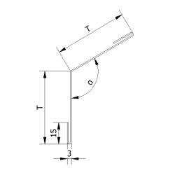 OBS 015 - External corner strip