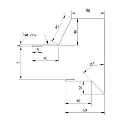 OBD 019 - Dachrandabschluss, Typ C