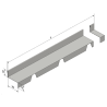 OBS 022 - Гребенчатый планка для стены Тип G5