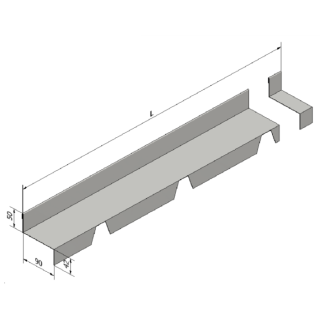 OBD 023 - Listwa grzebieniowa pod mur Typ G3