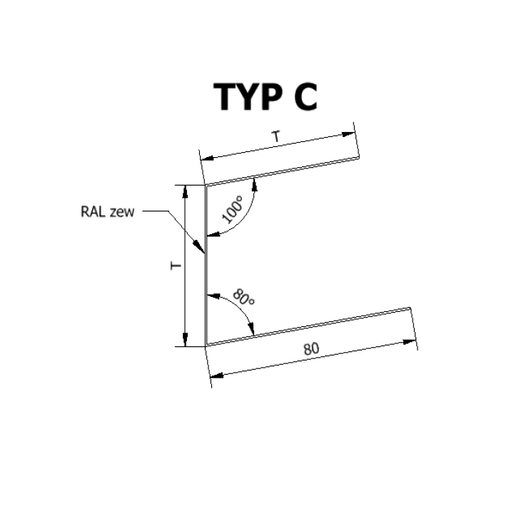 OBD 028 - Listwa okapowa - Typ C
