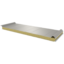 PWD-W - 60 MM, Roof panels, mineral wool RAL 9002