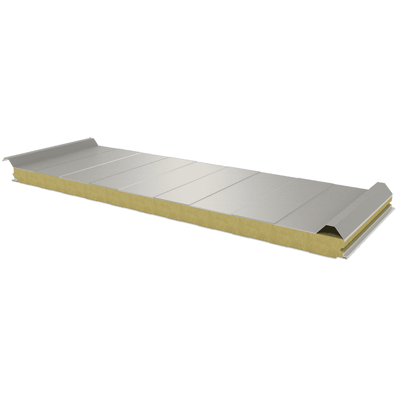 PWD-W - 60 MM, Roof panels, mineral wool RAL 9002