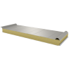 PWD-W - 75 MM, Roof panels, mineral wool RAL 9006