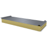 PWD-W - 100 MM, Roof panels, mineral wool RAL 9006