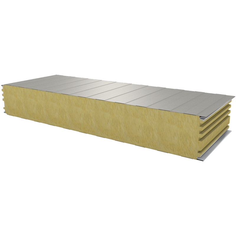 PWS-W - 160 MM, Wall panels, mineral wool RAL 9002
