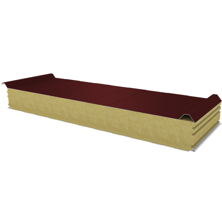 PWD-W - 125 MM, Roof panels, mineral wool RAL 3009