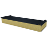 PWD-W - 125 MM, Roof panels, mineral wool RAL 7016