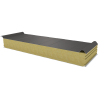 PWD-W - 125 MM, Roof panels, mineral wool RAL 9007