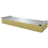 PWD-W - 125 MM, Roof panels, mineral wool RAL 9010