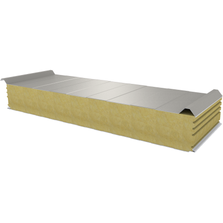 PWD-W - 150 MM, Roof panels, mineral wool RAL 9002