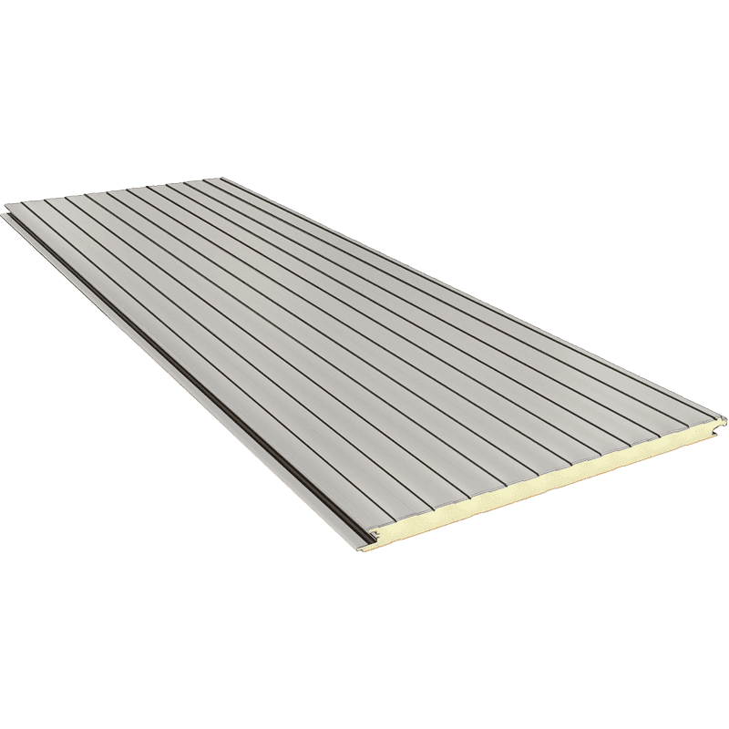 FN 60 mm - concealed joint, wall sandwich panels RAL 9002