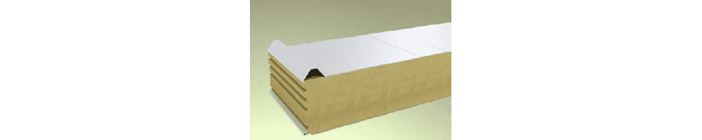 Dach-Sandwichplatten mit Mineralwolle